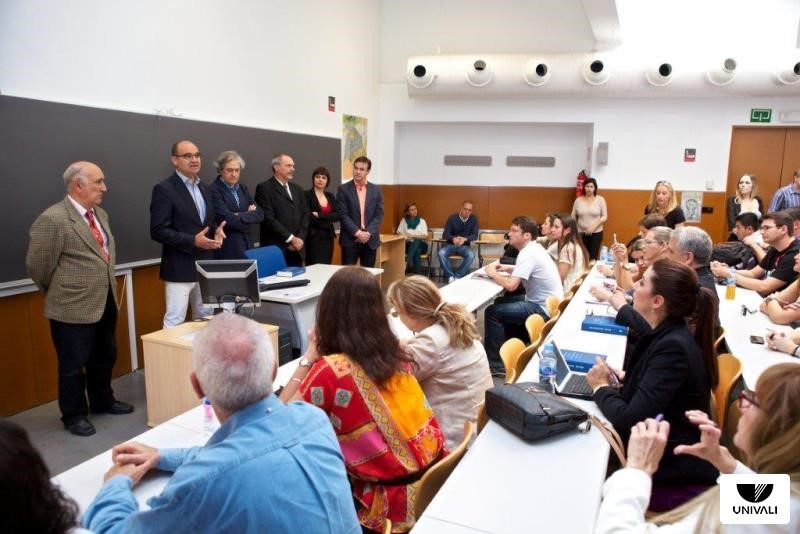 Registro da presenã dos reitores da Universidade